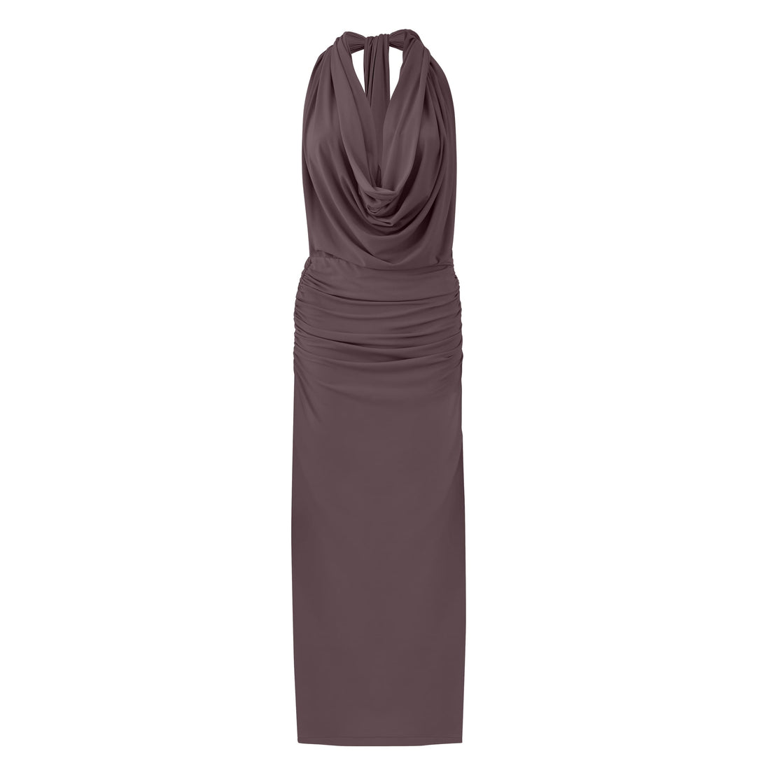 Convertible strapless Gina Dress in beige jersey fabric
